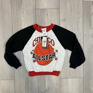 NWT Vintage Boys Chicago Bulls All Star Crewneck Sweatshirt 90’s NBA